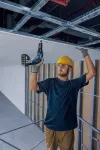 Bosch GTB 18V-45 Professional juhtmeta kipsplaadikruvikeeraja 4500 RPM (18V, harjadeta mootor, 1/4 inch kuuskant, sinine/must/punane)
