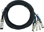 BLUEOPTICS &Uuml;hilduv Palo Alto Networks QSFP28-4SFP28-DAC-2M Passiivne Otsesiini&uuml;henduse Hargnemiskaabel, 2m, AWG26