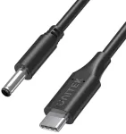 UNITEK Dell s&uuml;learvuti toitekaabel 65W USB-C &ndash; DC 4,5mm &ndash; 1,8m must