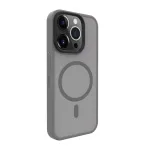 Evelatus Apple iPhone 15 Pro Max Hybrid Case with MagSafe PC+TPU Silver