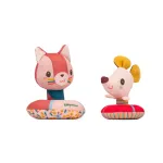 Lilliputiens vannim&auml;nguasjade komplekt Jeanne the Cat ja Nina the Mouse 6m+