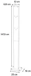 Greencell HabuDen Post Mounting Post for Electric Car Charging Stations HabuDen Wallbox