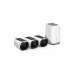 Eufy eufyCam S330 (eufyCam 3) 4K juhtmeta turvakaameras&uuml;steem, 3 kaamerat + HomeBase 3 (T88723W1)