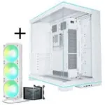 Lian Li O11D EVO RGB + TRYX PANORAMA SE ARGB t&auml;ielik vedelikjahutus - valge, 360 mm