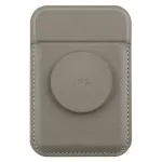 UNIQ Flixa Magnetiline Kaardirahakott Jalatoega Flint Grey MagSafe