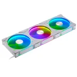 Phanteks D30-140 PWM Regular Airflow D-RGB korpuse ventilaator 140 mm, valge, 3 tk