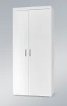 Cama Meble SAMBA 1 BI/BI riidekapp, valge / valge l&auml;ikiv