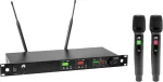 OMNITRONIC UHF-602 kahekanaliline UHF juhtmevaba mikrofonis&uuml;steem 520-554 MHz 13063603