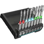 HAZET 2304SH-11 8-osaline otsakute komplekt, sisemine Torx ja kuuskant, 1/4 tolli otsak, magnetiline hoidik