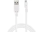 Sandberg USB-AMicroUSB laadimiskaabel 1 m, 1 m, USB A, Micro-USB B, USB 2.0, isane/isane, valge