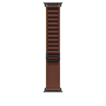 Apple Alpine Loop nutikella rihm 49 mm, burgundiapunane, suur suurus, musta titaani viimistlus, MKF24ZM/A