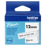 Label-making tape Brother BTAG-131 Must l&auml;bipaistval 1,2 cm 4 m
