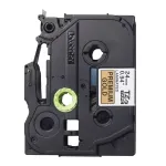 Brother TZE-PR851 sildilint must kuldsel taustal