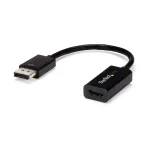 StarTech.com DP2HD4KS aktiivne DisplayPort 1.2 &ndash; HDMI adapter, 4K 30 Hz, video ja heli, 0,15 m