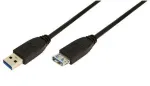 USB-kaabel LogiLink 3m USB A - USB A 3.0 F/M