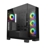 FSP M540-BA Case Midi Tower mITX, mATX, ATX (BTF) Must, Midi Tower, PC, Must, ATX, micro ATX, Mini-ITX, Klaas, SPCC, M&auml;ngimine