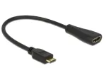 HDMI-kaabel DeLOCK 0,23 m mini-HDMI/HDMI