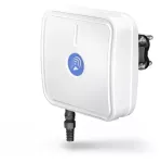QuWireless QuMax A140M suunaline LTE-antenn Teltonika TRB140 jaoks, kuni 6 dBi, IP67, PoE/LAN, valge