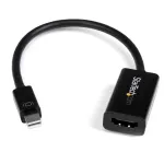 StarTech.com Mini DisplayPort&ndash;HDMI aktiivadapter, 4K 30 Hz, mDP 1.2, must