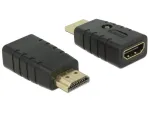 Adapter HDMI (pistik) > HDMI (pesa), EDID-emulaator (must)