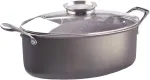 Kastrul Pensofal Invictum Professional Oval 32 cm 2 k&auml;epidemega ja klaasist kaanega