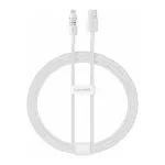 Laadimiskaabel Baseus USB-Lightning 1 m 2.4A valge