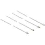 Kaabliside DeLOCK 18632 Roostevaba teras 350mm 20 tk