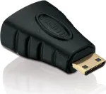 PureLink X-HA030 Mini HDMI pistik HDMI pesa adapter, Full HD, must