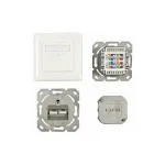 Synergy 21 S216357 - 2 x RJ-45 - 6a - Valge - 50 mm - 50 mm - 5,6 cm