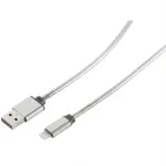ROLINE &ndash; iPad/iPhone/iPod laadimis-/andmekaabel &ndash; Lightning / USB &ndash; USB Type A, 4-pin (M) &ndash; Lightning (M) &ndash; 1,8 m &ndash; varjestatud &ndash; (USB/USB 2.0) &ndash; valge (11.02.8322)