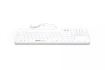 Klaviatuur GETT Cleantype Prime Touch+ USB Swiss Valge