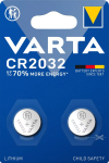 Varta 6032101402 CR2032 liitiumpatarei, 3 V, 2 tk, h&otilde;bedane