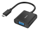 Hama 00300088 videokaabli adapter USB USB-C VGA (D-Sub) Must