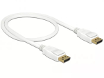 DisplayPort kaabel DeLOCK 85507 0,5 m valge