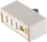 Adapter ShiverPeaks S/CONN maximum connectivity Modulaarpistik TAE F-pistik NFN ja Western liidesele 6/4 fikseeritud adapter