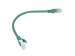 Patch-juhe CAT.6 UTP LANBERG PCU6-20CC-0025-G &mdash; 0,25 m, RJ-45 isane-isasele, CCA, 250 MHz, roheline, 10-pakk