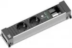 Bachmann 916.0514 pikendusjuhe 0,2 m 2 vahelduvvoolu v&auml;ljundit siseruumidesse Must - H&otilde;bedane (916.0514)