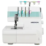 Medion Life Overlock SO90 &otilde;mblusmasin (MD19169), t&uuml;rkiissinine/valge