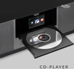 Kompaktne multi-mikros&uuml;steem XORO SAT100380 &ndash; internetiraadio DAB+ ja FM-iga (UKV)