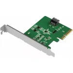 ICY DOCK EXLink MB408A5 MCIO 4i to PCIe 5.0 x4 adapter Redriveriga