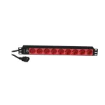 Synergy 21 ALLNET 19-tolline 1U 9-kohaline Schuko toiteplokk C14 pistikuga 10A must