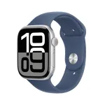 APPLE Watch Series 10 GPS + Cellular 46mm h&otilde;bedane alumiiniumkorpus teksarihmaga (M/L)