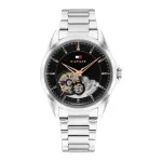 Tommy Hilfiger meeste kell 1710718 39mm sinine sihverplaat pruun nahkrihm