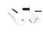 AQIRYS Zephyr juhtmevaba m&auml;nguhiir, 2,4 GHz + Bluetooth, 26000 DPI, valge