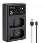 K&F Concept Dual USB Laadija Nikon EN-EL15 D7000 D7500 D850 D750 jaoks