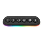 Streamplify HUB DECK 5 USB-jaotur, 4x USB 3.0, 1x USB 2.0, RGB, 12V, ELi toitejuhe, must