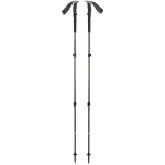Matkakepid Trail, treeningseade must/oliivroheline, 1 paar, 100-140 cm