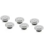 Thermal Grizzly DeltaMate Plug tihenduskork, messing - l&auml;ikiv nikkel, 6-pakk