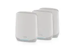NETGEAR Orbi RBK763S Tri-band (2.4 GHz / 5 GHz / 5 GHz) Wi-Fi 6 (802.11ax) Valge 7 Internal - RBK763S-100EUS
