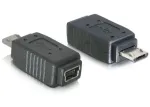 Adapter USB micro-B-pistik pistik mini USB 5-kontaktilisele DeLOCK 65063